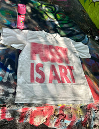 'PUSSY IS ART TEE"